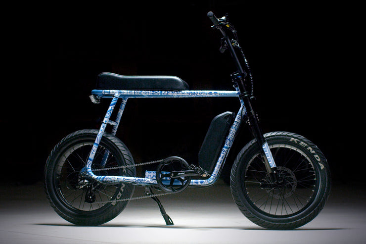 Squiggy Fat Tyre E-Bike Too Posh Artist Edition by Lucas Grogan