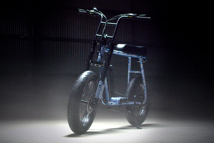 Squiggy Fat Tyre E-Bike Too Posh Artist Edition by Lucas Grogan