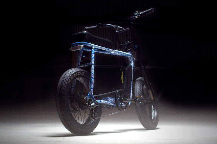 Squiggy Fat Tyre E-Bike Too Posh Artist Edition by Lucas Grogan