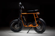 Squiggy Fat Tyre E-Bike Bobby Orange on Black Rim