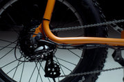 Squiggy Fat Tyre E-Bike Bobby Orange on Black Rim