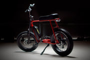Squiggy Fat Tyre E-Bike Bobby Red on Black Rim