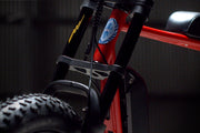 Squiggy Fat Tyre E-Bike Bobby Red on Black Rim