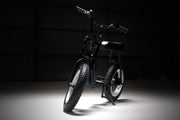 Squiggy Fat Tyre E-Bike Bobby Black on White Rim *battery upgrade