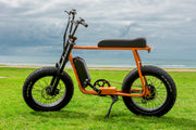 Squiggy Fat Tyre E-Bike Bobby Orange on Black Rim