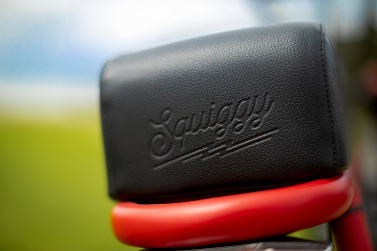 Squiggy Fat Tyre E-Bike Bobby Red on Black Rim